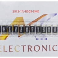 (Combo of 10) SMD resistor 2512 R005 - 0.005R 2W error 1%