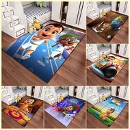 Mighty Little Bheem Decorative Carpet For Children’s Room Living Area Soft Non-Slip Floor Mat With C