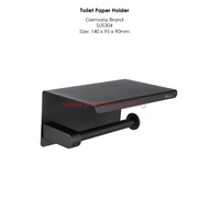 Singapore Stainless Steel 304 Toilet Paper Holder R11037 Black Germany Brand