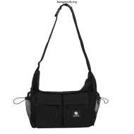 Fertig - Hilly Black Sling Bag - Men's Multi-Pocket Black Sling Bag, Holds a Lot