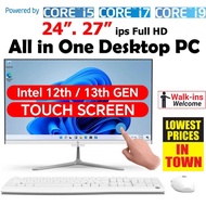 🌟Touch Screen Intel 12th 13th gen All in one desktop pc🌟24"/27" All in one desktops pc core i7 i5 i3