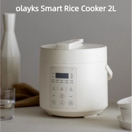 Olayks Smart Rice Cooker 2L Pressure Cooker Household Small Mini Smart 2L Pressure Cooker Rice Cooker