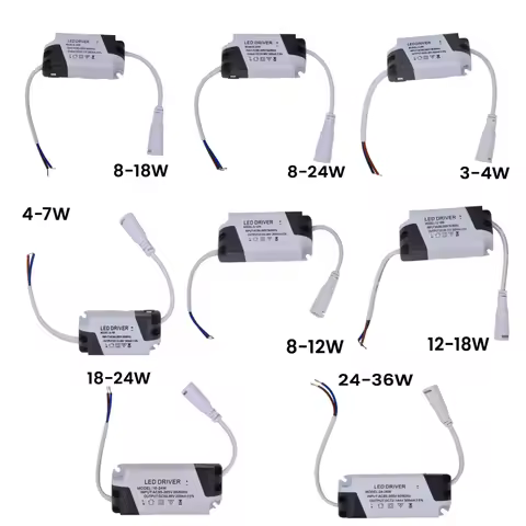 LED Driver 3-4w 4-7w 8-12w 12-18w 18-24w 24-36w LED Constant Current Driver Power Unit Supply For Dr