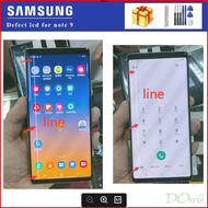 มีสายข้อบกพร่องสำหรับ Samsung Galaxy หมายเหตุ9 Note9 N960F N960U N9600/DS จอแสดงผล LCD Touch Screen