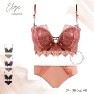 ELIZA BRA / BH SET + CD Rubynoir cup 38B-44B without wire