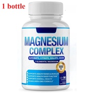 HOT Magnesium Supplement 1000mg 7 in 1 Complex with Glycinate Citrate Malate Taurate Supports Muscle