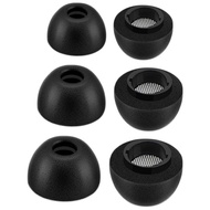 3คู่ฟองน้ำความจำปลายหูสำหรับ Samsung Galaxy Buds3 Pro จุกหูฟังโฟมจำรูปหูฟังสำรองที่อุดหูสำหรับ Galax