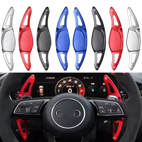 Shift paddle for Audi RS3 RS4 RS5 2017 2018 R8 TT RS 2016 2017 2018 Steering Wheel Paddle shift Car 