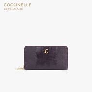 COCCINELLE กระเป๋าสตางค์ผู้หญิง รุ่น C-ME WALLET 113201 สี PRUNE