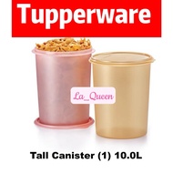 Tupperware Deco Canister 10L/3.8L Food Container Food Storage Large Capacity Liquid Tight Airtight TONG KEROPOK