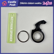 Gantungan Kunci Karambit Spinner Keychain Bearing