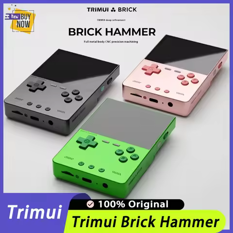 Trimui Brick Hammer CNC Metal Handheld Game Console Open Source 3.2 Inch 1024x768 400ppi Game Player