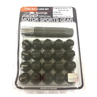 Original Japan RAYS 17HEX Nut&Lock Set M12xP1.5