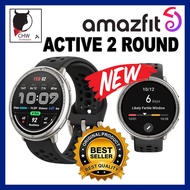 READY STOCK AMAZFIT ACTIVE 2 ROUND/ ACTIVE 2 ROUND PREMIUM SMART WHATCH (44MM)