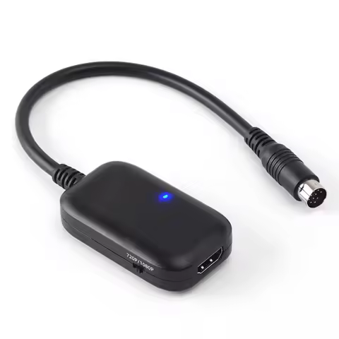 New For Sega Saturn to HDMI-Compatible Converter Cable HDTV Monitor Display Adapter for Sega Saturn 