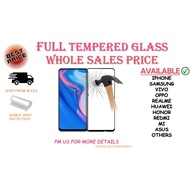 HUAWEI P40 / P30 / P20 / P20pro / P10plus / P10 / P9 FULL CLEAR TEMPERED GLASS