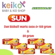 Sun marie milk biscuits 6+ 150 grams & 80 grams