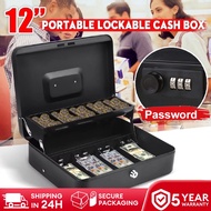Cash Box Portable Money Safety Box With Lock Black Cash Box Murah Safety Money Box With Password