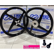 READY STOCK ENKEI 4 BATANG CUSTOM SPORT RIM SIAP BEARING BUSH Y15 Y15ZR Y16 Y16ZR 1.4/1.4-17