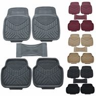 K-RUBBER ชุดถาดปูพื้นรถยนต์ PVC MAT มีขอบข้างป้องกันน้ำฝุ่น (มี4สี)