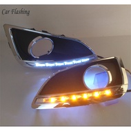 Car Flashing For Hyundai IX35 IX 35 2010 - 2013 LED DRL Daytime Running Light Daylight Waterproof Si