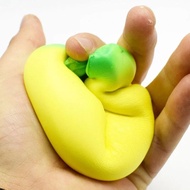 Anti-stress Squishy Banana Toys Slow Rising Jumbo Squishy Fruit Squeeze Toy Funny Stress Reliever Re