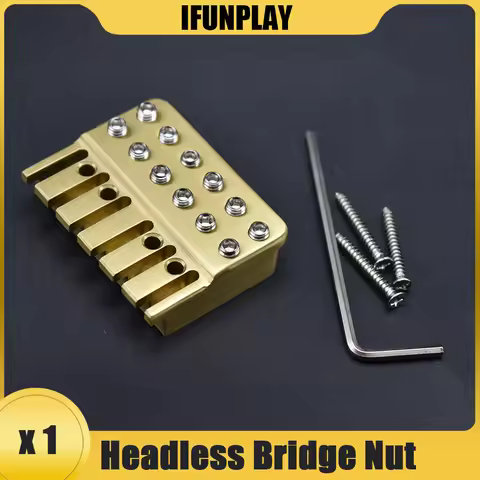 Brass Headless Electric Guitar String Lock Headless Guitar String Lock 6 String Electric Guitar Brid