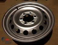 ลดพิเศษ !! ล้อกระทะเหล็ก ขอบ 17 ขนาด 6 รู 139.7 กว้าง 6 นิ้ว (จำนวน 1ใบ) ถอดจากรถ  Toyota Revo  ป้าย