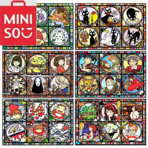 MINISO Japanese Cat Anime Diamond Painting Cartoon Art 5D Diamond Mosaic Embroidery Cross Stitch Kit