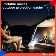 Skym* Hdmi-compatible Projector Mini Smart Projector Portable Mini Led Projector with Wifi 6 Bluetooth 5.0 for Android Ios Phone 100-inch 4k Home Theater Display Southeast