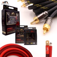 EA-PROK0 Pro Amplifier Wiring Kit - 5000W Max Power, Oxygen Free Copper Cables, Brass ANL Fuse Holde