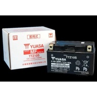 YUASA 湯淺 TTZ10S 機車電池 10號 免保養 密閉型 機車電瓶 1個 10號電池-TTZ10S