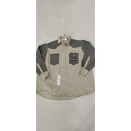 05vin Cowboy Jacket Size 2xl Chest 56-58 Inches Khaki Gray VINTAGE RASCO FR Men Canvas Western FLAME