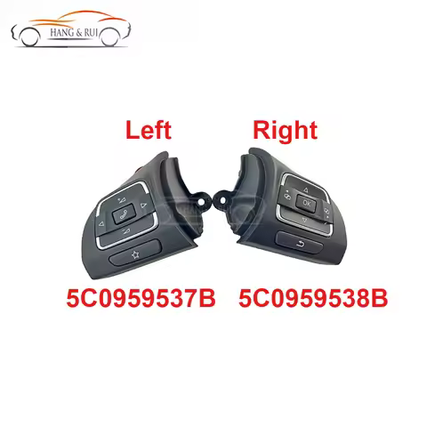 For Golf MK6 Tiguan Jetta MK6 Car steering wheel button switch 5C0959537B 5C0959538B 5C0 959 537 B 5