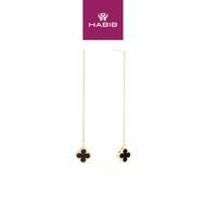 HABIB Onyx Earring in 585/14K Yellow Gold YOET8001-3