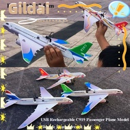 GILDAI C919 Passenger Plane Model, 34*36*7.5cm 4 Colors Electric Foam Aircraft,  PP USB Rechargeable