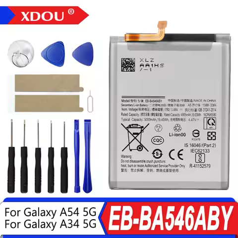 Brand New 5000mAh EB-BA546ABY Battery For Samsung Galaxy A54 5G A546/Galaxy A34 5G A346 Phone Batter