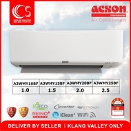 [SAVE 4.0] ACSON REINO+ INVERTER 4/5 STAR Air Cond Inverter R32 A3WMY10BF 1.0HP A3WMY15BF 1.5HP A3WMY20BF 2.0HP A3WMY25BF 2.5HP + My ECO Deliver by Seller (Klang Valley area only)