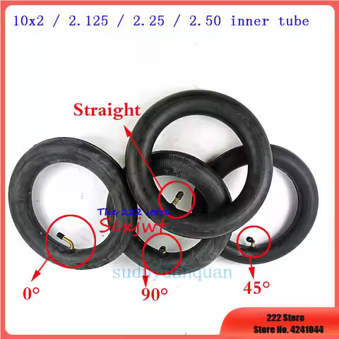 10 inch Inner tube fits for 10x3.0 10x2.50 10x2.25 10x2.125 10X2 10X2.0 wheel tire Electric Scooter 