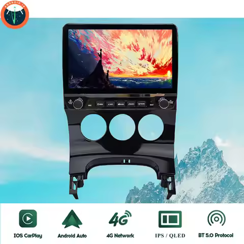 8Core 8G+128G Car Radio FM AM Audio Video Stereo DVD Cassette For Peugeot 3008 2009 - 2016 GPS Navig