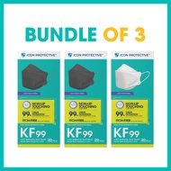 Icon Protective KF99 Series - Mix Colour 2C+1C [Bundle of 3]