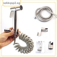 Hand Faucet Shower Head Hand Toilet Bidet Sprayer Gun Set Stainless Steel Spring Hose Cleaning  SGK2