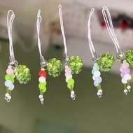 Dango cake Keychain/Keychain mixed with 4-leaf clover