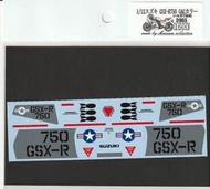 MC D965 1/12 Suzuki GSX-R750 GAG Color Decal