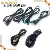 MEIGUII Electric Bicycle Ebike Wire, Male to Female Multifunctional M8 Waterproof Connector Wire, 2 