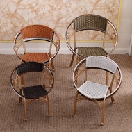 Backchairs, rattan chairs, children's small rattan chairs, balcony chairs, outdoor rattan chairs, single adult home woven rattan chairs