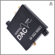 Unon DAC 192KHz ดิจิทัล24Bit แปลงสัญญาณเสียงอนาล็อก35มม. ตัวแปลงลำโพงซับวูฟเฟอร์ RCA สำหรับ PS4ทีวี