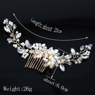 Bridal Hair Accessories Crystal Peals Hair Combs Wedding Ha