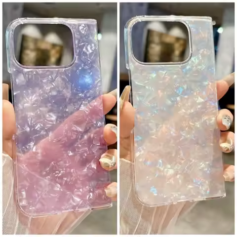 Translucent Shiny Shell Phone Case For Google Pixel 10 Pro Fold Camera protect Cover