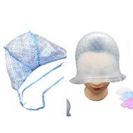 Silicone cap, hairdressing tool with dyeing needle
